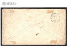 Canada Superb Mixed Queens Franking 3c Stationery Cover Birmingham 1893 W28b 