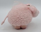 Vintage Russ Berrie Polly Pig Plastic Feet Plush Pink 