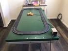 Aurora Ho T jet Slot Car Track Set  tested 
