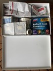 Vintage American Red Cross Metal First Aid Kit Usa Made