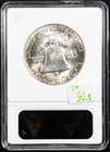 1949 Anacs Ms63 Silver Franklin Half Dollar Fbl Full Bell Lines - Soapbox Holder