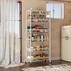 Singaye 6 Tier Wire Shelving Rack Adjustable Storage Basket