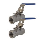 2 Pcs 1 4 Inch Npt Female Full Port 304 Stainless Steel Ball Valve Shut Off
