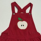 Gymboree Girls Head Of Class Red Apple For Teacher Corduroy Jumper Size 12