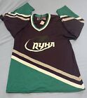 Sp Men s Whitacre  26 Anaheim Mighty Ducks Ice Hockey Jersey S Black Green Shirt
