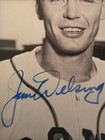 Jim Delsing St Louis Browns Signed Kodak 3x5 Photo Post Card Auto Autograph