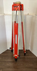 David White Instruments  Realist Tripod Surveying Transit  Vtg Metal Wood Stand