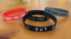 New 4 Pack Authentic  Fall Out Boy Rubber Wristbands Bracelets  Blow Out Sale   