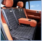 Njnj Dog Car Bench Seat Cover For Pets Waterproof Black Suv Truck Van