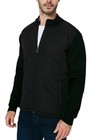Infinity Men s Mixed Media Jacket  hybrid Sweater Jacket 