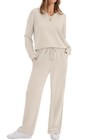Wiholl Women s 2 Piece Matching Lounge Set Sweatsuits Fall Outfits Medium