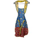 Handmade Cotton Full Bib Apron Floral Bee Mushroom Cottagecore Vintage Style