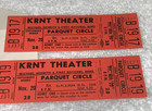 The Monkees Michael Nesmith 2 Unused 1970 Concert Ticket Lot Krnt Theatre Iowa