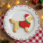 Christmas Golden Retriever Cookie Cutter - Santa Goldie Festive Xmas Dog Treats