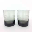 Set Of 2 Amc American Motors Matador Etched Lowball Drinking Glasses Whiskey Bar