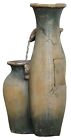 In outdoor Fountain Pouring Jugs Tiered Fountain Resin Garden Decor