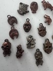 Lot Of 23 Vintage Metal Clad Cracker Jack Vending Gumball Prize Charms Toys