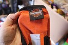 Nwt Harley Davidson Shirt Womens Size Medium Biker Hd Logo Quality Orange Black