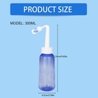 Nasal Wash Bottle 300ml Compact Wash Tool With Salt Packet Neti Pot Sinus