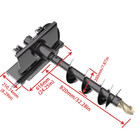 Hydraulic Auger 200mm Hole Diameter For Skid Steer Loader Hole Drilling Usa New