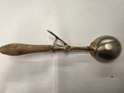 Vintage Gilchrist Ice Cream Scoop  31 Wood Handle Antique