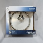 Kohler Elliston Brushed Nickel Silver Towel Ring Metal