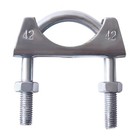 Universal U Bolt Exhaust Clamps  Heavy Duty Clamp With Nuts All Sizes 18 - 220mm
