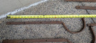 10 Antique Early American Wrought Iron Architectural Gutter Hangers Pennsylvania