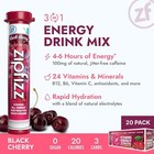 20 Pack Zipfizz Healthy Energy Drink Mix 3in1  Multi-vitamins  Sugar-free Cherry