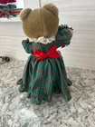 1980 s Avon Twinkling Musical Teddy Bear Mrs Claus Christmas