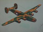 Consolidated Liberator B-24d Wwii Airplane Print By Harry Jaffee  Rudolf Lesch