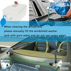 12v Universal Car Windshield Washer Pump Reservoir Kit 160186 Fluid Tank Bottle