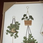 New Bp Home Textile Embroidery Woven Wall Art Hanging Plants 18   x26   