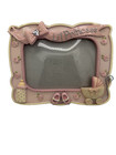 Vintage Picture Frame Resin Baby Girl Nursery Princess Bows Cottagecore Rose 90s