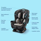 Graco Extend2fit Convertible Car Seat Redmond Fashion Rear Facing 50 Lb Extended