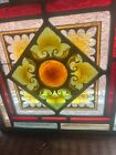 Exceptional Pair Of Painted  Acid Etched Stained Glass Windows Daniel Cottier 