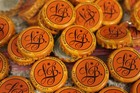 100 Lucky Bucket Beer Bottle Caps Bright Tangerine Orange No Dents Fast Shpg 