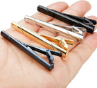 Erioctry Mens Stainless Steel Tie Clips Minimalist Necktie Tie Bar Clasp Clip 