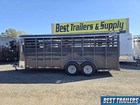 2026 Delta Trailers 7x20  500 Series Livestock Horse Trailer  New
