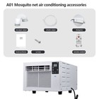 1800 Btu Portable Tent Air Conditioner 110v Compact Ac For Camping Rv Boat