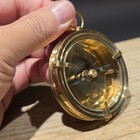 Brass Pocket Compass     Vintage Style Nautical Hunter Case Compass