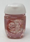 5 Bath Body Works Warm Vanilla Sugar Pocketbac Anti Bacterial Hand Gel Sanitizer
