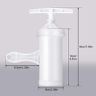 Sausage Stuffer Manual Maker Plastic Meat Filler Funnel Tubes Filling Tool For H
