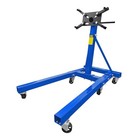 Engine Stand  2000lbs Engine Lift Stand With 4 Adjustable Arms And 360 Blue