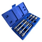 7-piece Extra Long Torx Star Bit Socket Set T25-t60 Cr-v 3 8  Drive 110mm