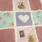 New Handmade 3-layer Cotton Flannel Baby Rag Quilt Nursery Blanket 
