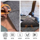 5ft Round Rug Pad  Waterproof Non-slip Rug Pads Area Non Skid Rug Pads For Ha