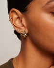 Pavoi 14k Gold Plated 925 Sterling Silver Posts Chunky Huggie Earrings For Women