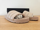 French Connection Putty Puffer Slide Sandals Size 6 5 New