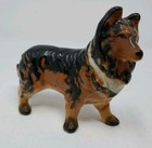 Vintage Lot 4 Collie Dog Canine Porcelain Ceramic Figure Home Decor Japan Rare